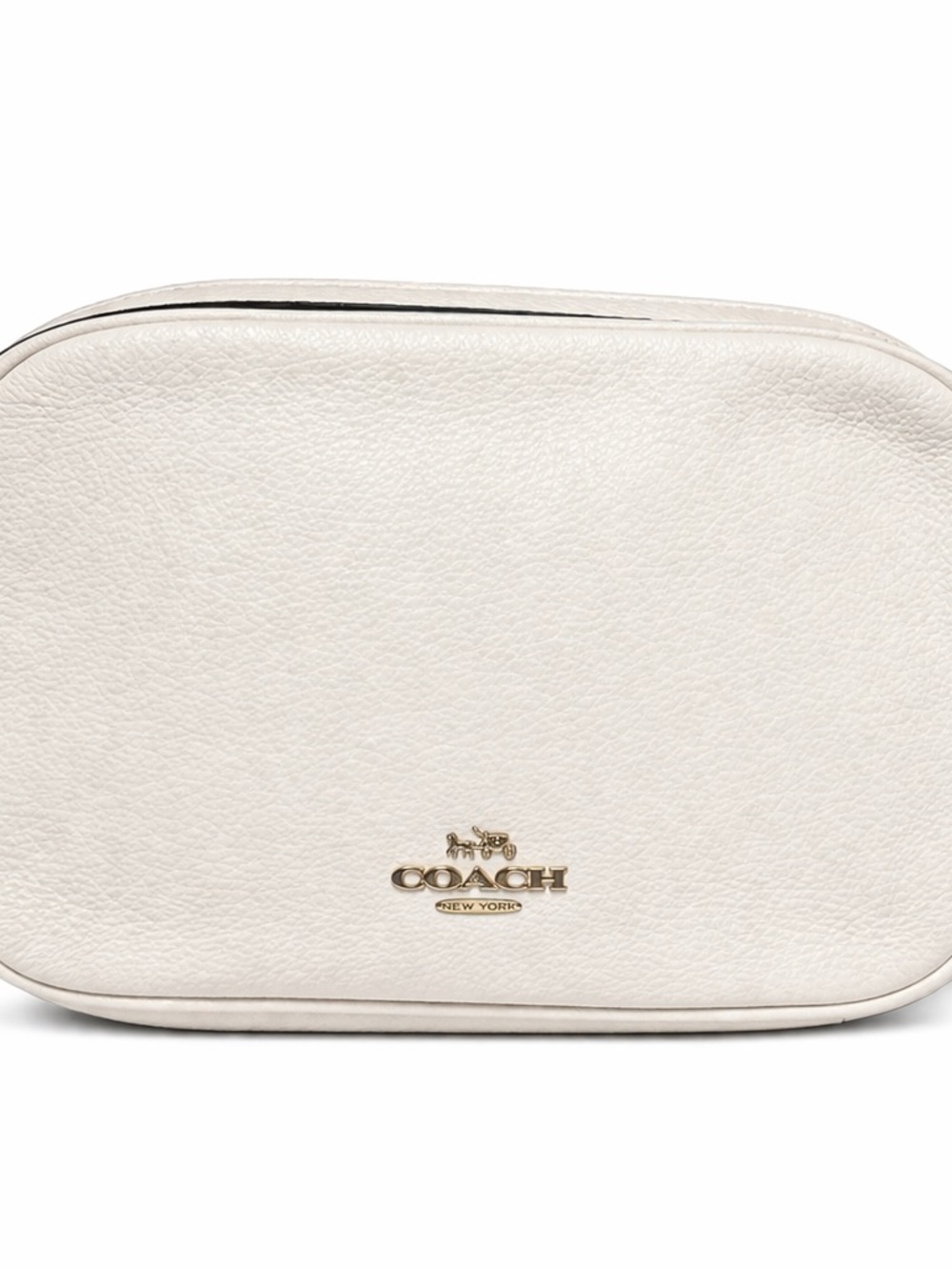 Coach Pebbled Leather Crossbody Bag in Chalk/Neutral - Picture 3 of 5